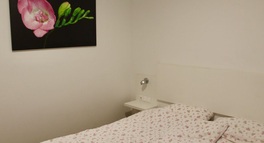 Slaapkamer voorbeeldappartement